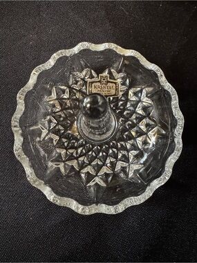 Kristal Zajecar ring holder dish 24% lead crystal